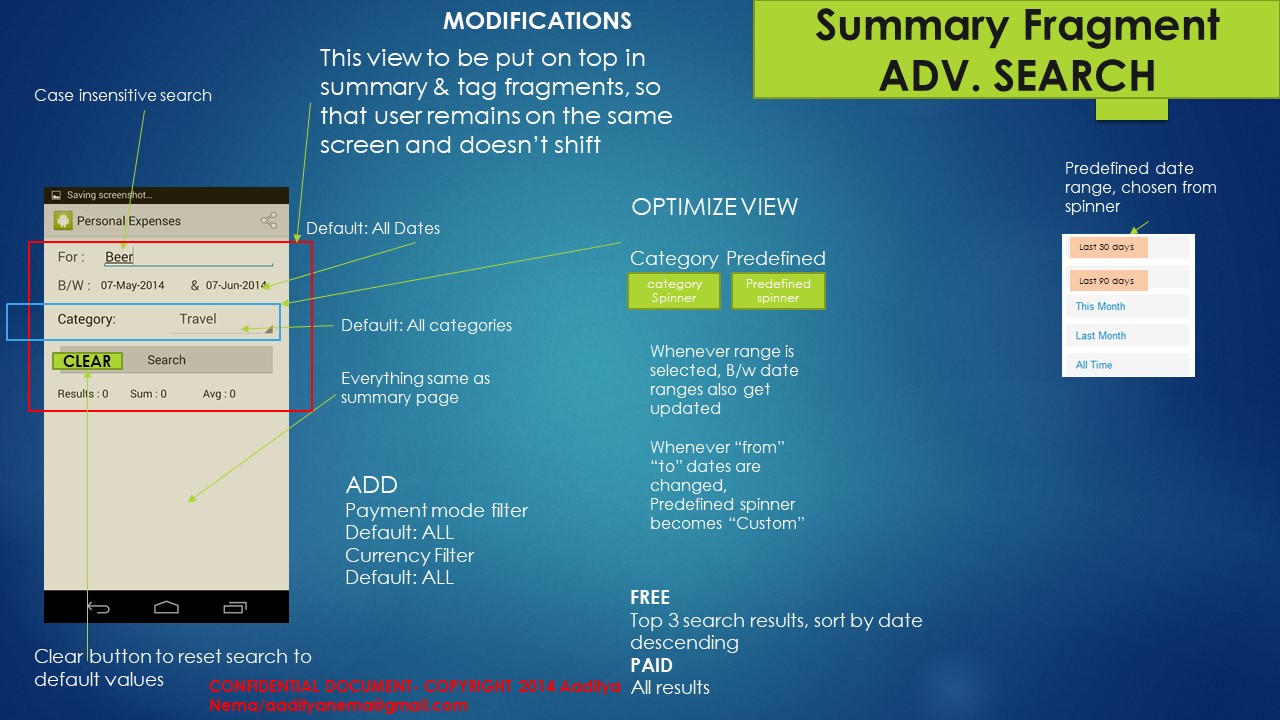 summary advanced search